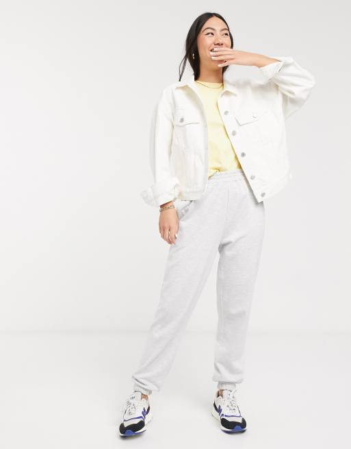 Weekday white sales denim jacket