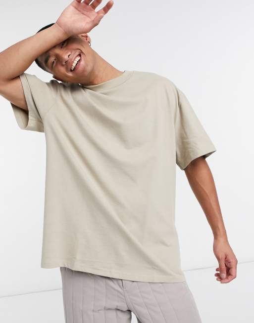 Weekday - Great - Beige t-shirt