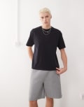 [Weekday] Weekday Great boxy fit t-shirt in navy L Navy