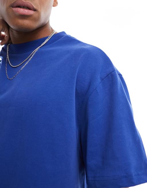 Weekday Great oversized T-shirt in blue