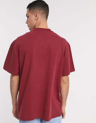 deep red t shirt