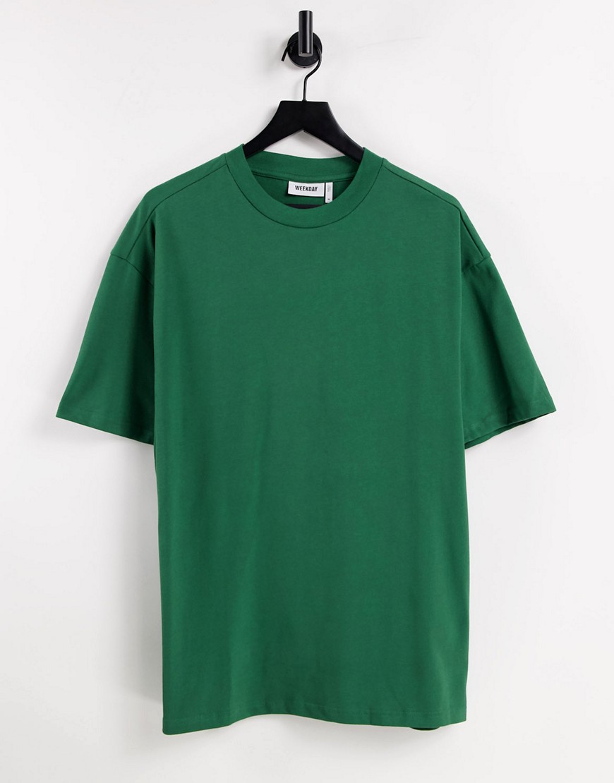 Weekday - Great - T-shirt in groen