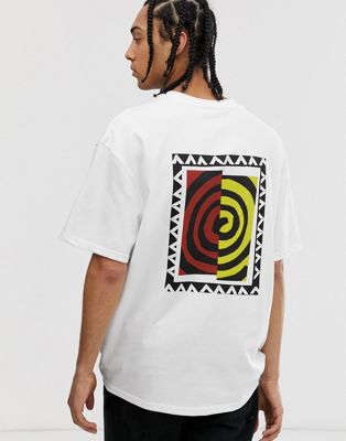 Weekday - Great - T-shirt met swirl-print-Wit