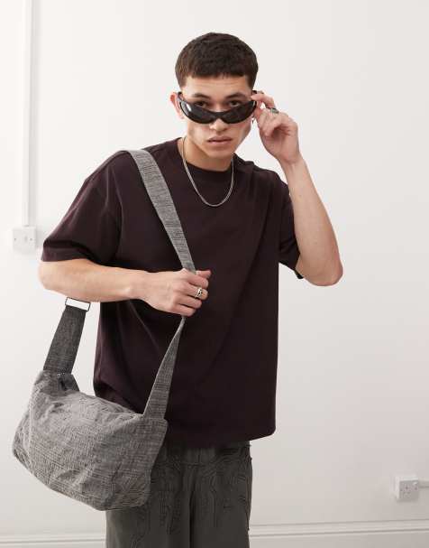 Weekday - Great - T-shirt squadrata bordeaux - view 1