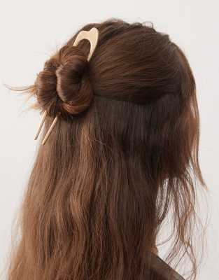 Weekday Weekday hair pin in gold