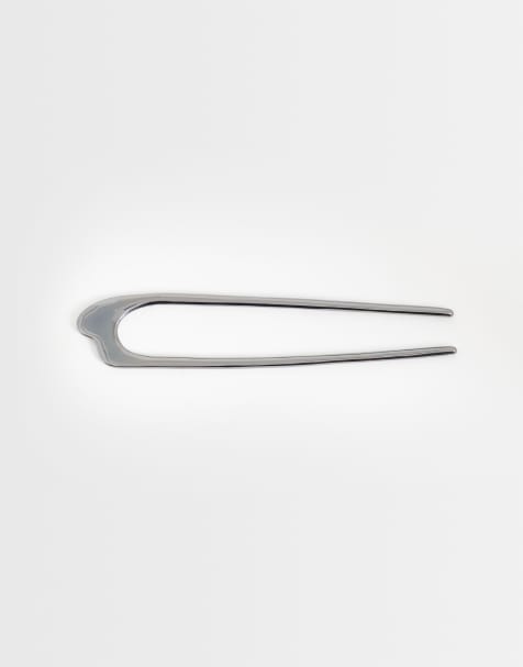 Weekday hair pin in pewter tone - view 1