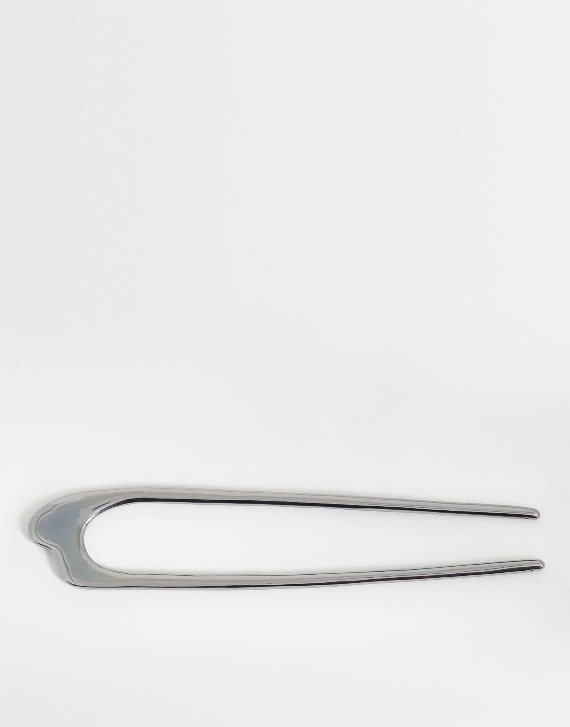 weekday hair pin in pewter tone