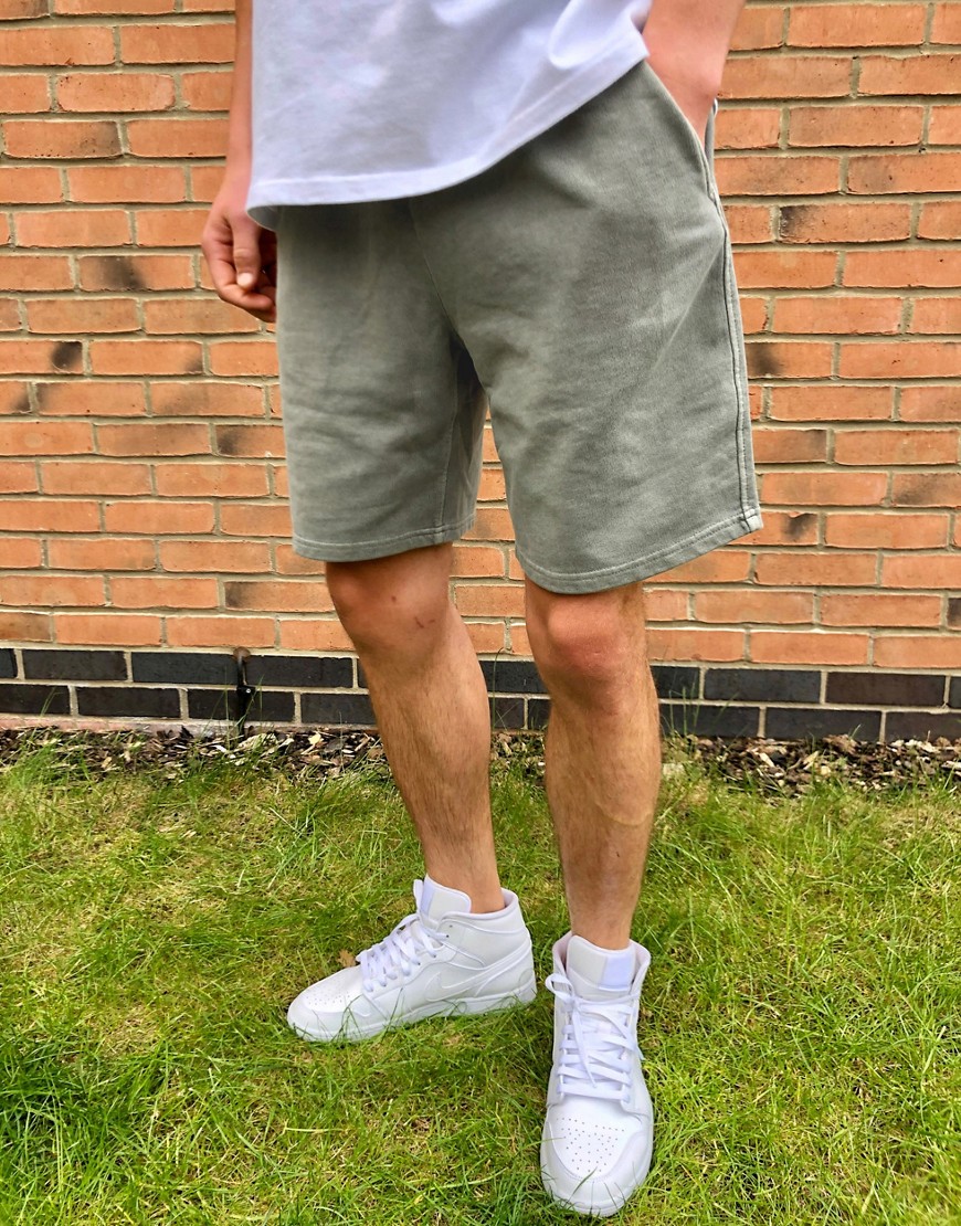 Weekday – Hakim – Grå jersey-shorts