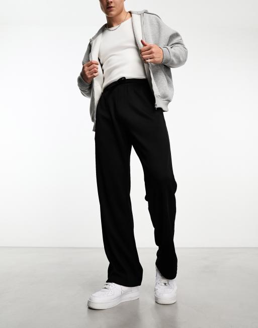 Weekday Hank tracksuit pants in black