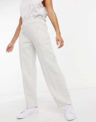 Weekday Harlow sweatpants in cream-White