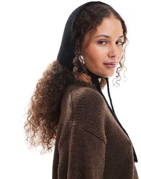 Weekday head scarf in black - view 1