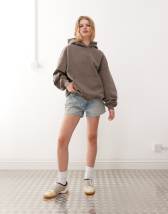 売れ筋商品|||ウィークデイ パーカー・スウェットシャツ レディース アウター IRINA HEAVY HOODIE - Sweatshirt - grey melange Weekday IRINA HEAVY HOODIE - Sweatshirt - grey melange/black