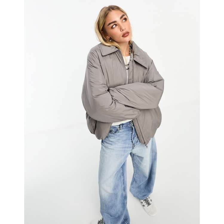 美品　heve ベルスリーブジャケット　アイボリー SMILE ORCHID ジャケット ノーカラージャケット ベルスリーブ