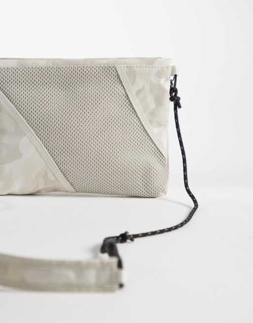 Weekday hiker mini crossbody bag with mesh detail in camo print, 4 of 4