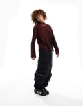 [Weekday] Weekday Holger wool blend mock neck jumper in red XS Red