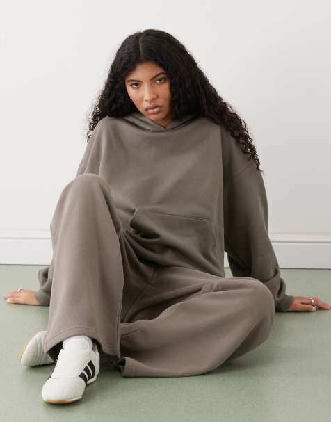 Weekday hoodie and joggers co-ord in grey - view 1