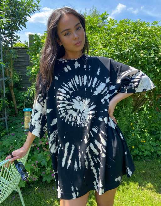 Tie dye tee outlet dress