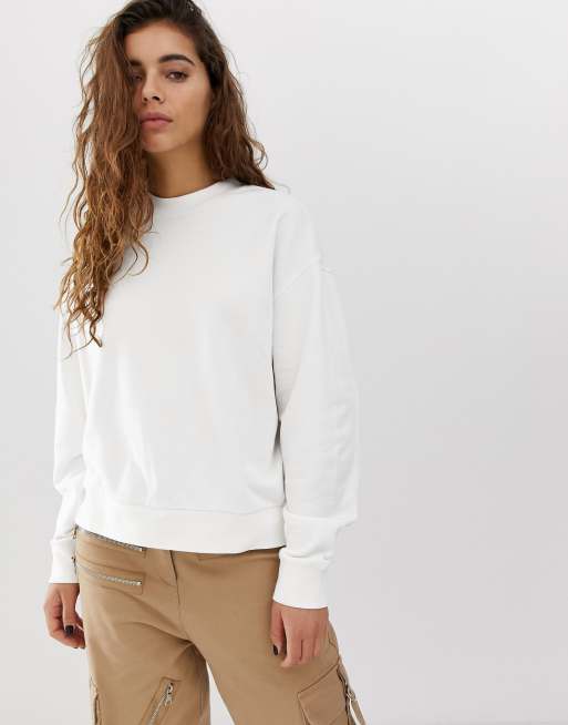 Huge shop cropped sweatshirt