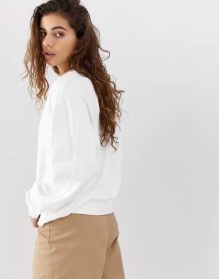 weekday huge cropped sweatshirt