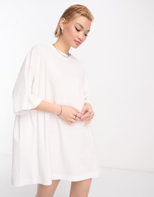 Big white store t shirt dress