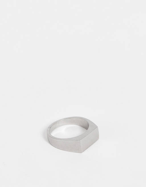 Weekday - Ibrahim - Anello con sigillo argento 