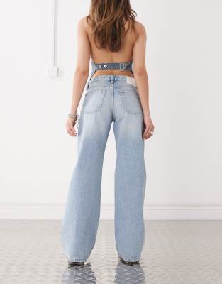 Weekday Imoo Low Waist Wide Leg Jeans