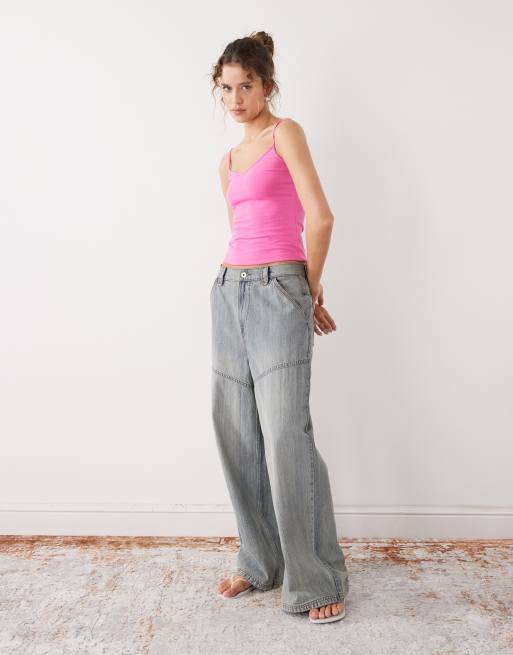 Weekday - In esclusiva per ASOS - Canotta rosa, 3 di 4