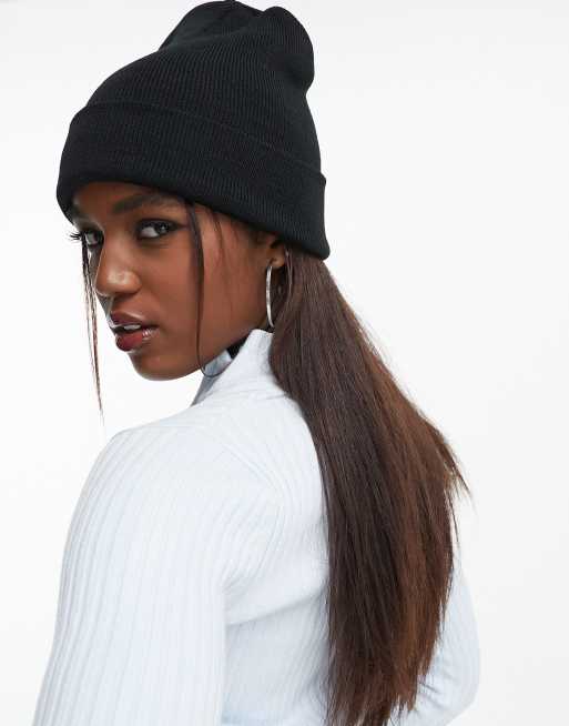 Weekday Ivy beanie in black | ASOS