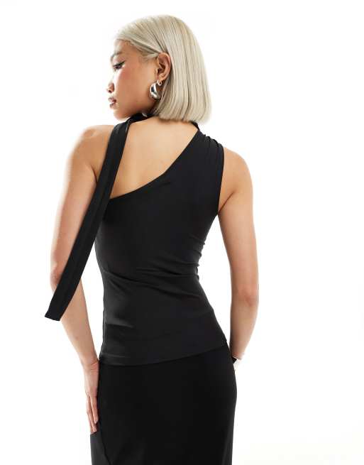 ★SETUP-EXE★STRING HALTER NECK TOP / BLACK★韓国送料込 SETUP‐EXE】HALTER HOOD SLEEVELESS | OUR BRAND,SETUP-EXE