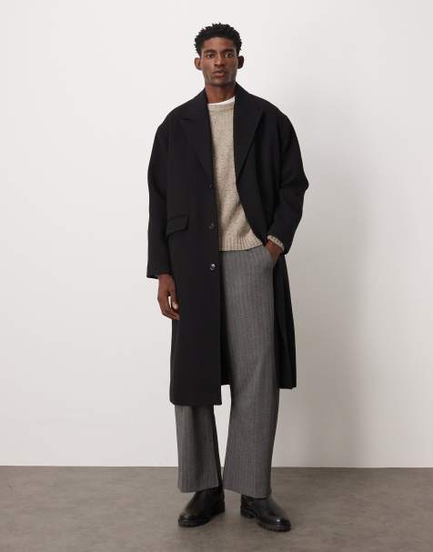 Weekday - Jas met wol-look in zwart - view 1