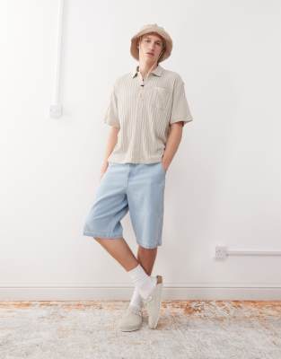Weekday Jersey Ribbed Shirt