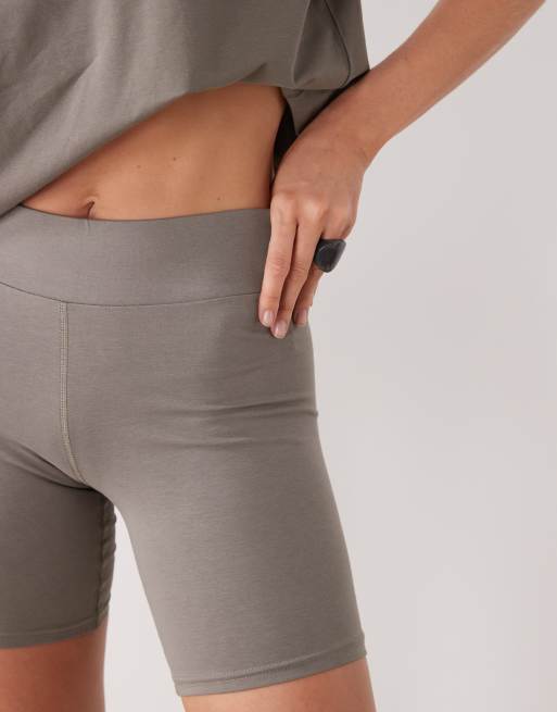 Weekday jersey shorts in grey, 4 of 5
