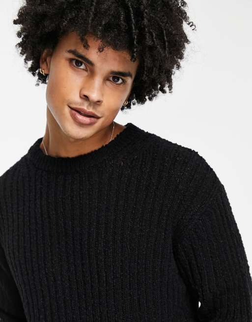 Black knit outlet sweater