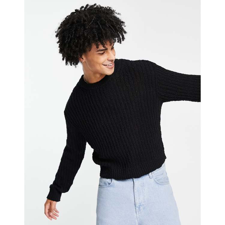 Black 2025 winter jumper