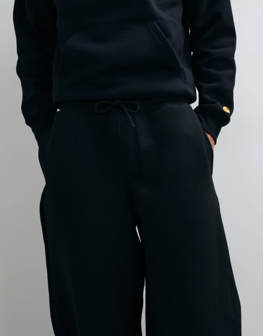 Weekday jogger in tessuto effetto scuba con gamba bombata e fondo elasticizzato nero, 3 di 5