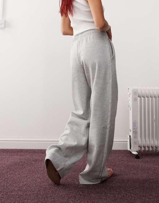 Weekday - Joggers con fondo ampio grigio mélange, 2 di 5