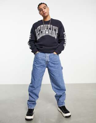Weekday johan sportlife jumper in blue - ASOS Price Checker