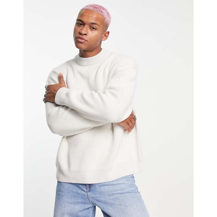 Oversize shop white jumper