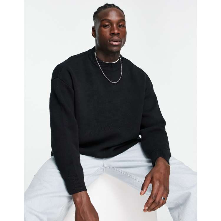 Basic Oversized Crew Neck Sweatshirt