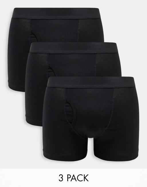 Weekday Johnny 3-pack boxer set in black | ASOS