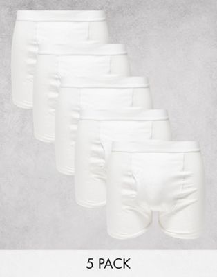 Weekday johnny 5-pack boxer set in white