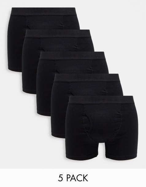 Weekday – Johnny – Schwarze Boxershorts im 5er-Set - view 1