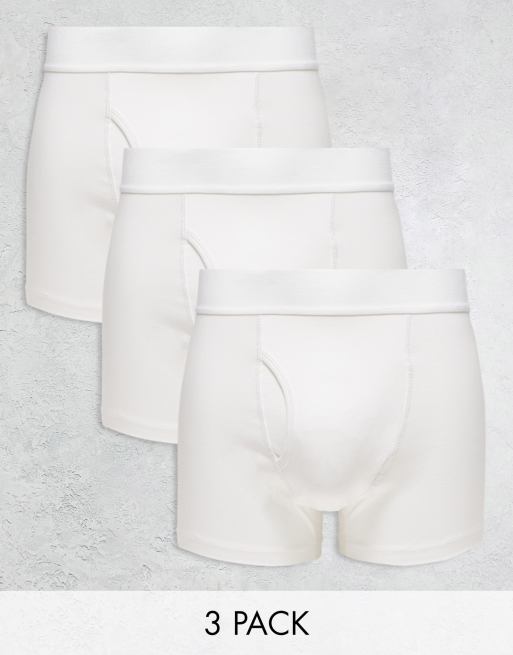  Weekday Jonny 3-pack boxer set in white 