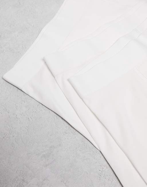 Weekday Jonny 3 pack boxers set in white , 3 of 4