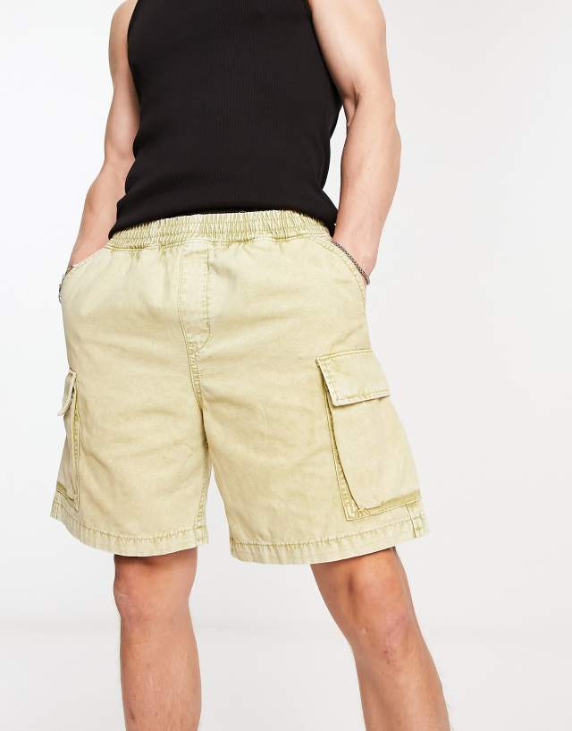 Weekday - joshua cargo shorts in mole