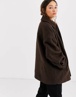 weekday oversized wool trucker jacket