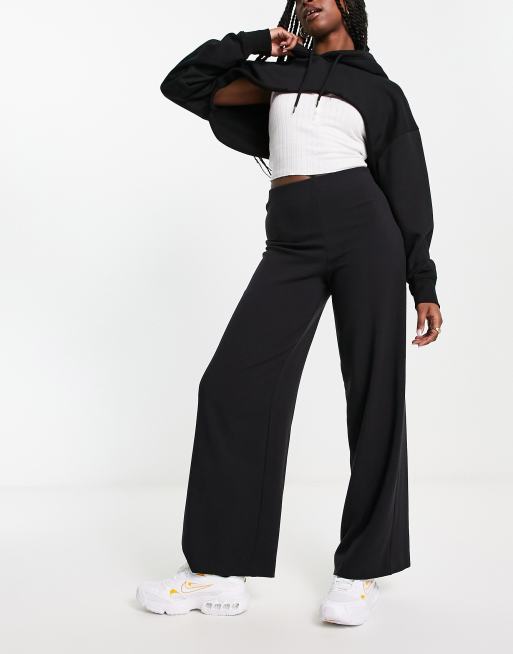 TAILORED PREMIUM WIDE LEG TROUSER GREY