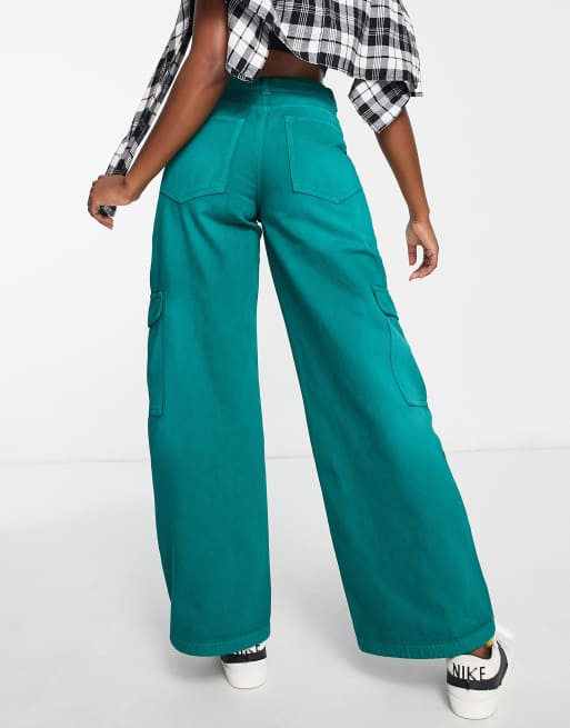 Green cargo pants hot sale forever 21