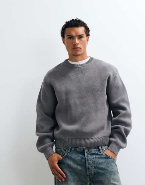 Weekday jumper in dark grey exclusive to ASOS - view 1