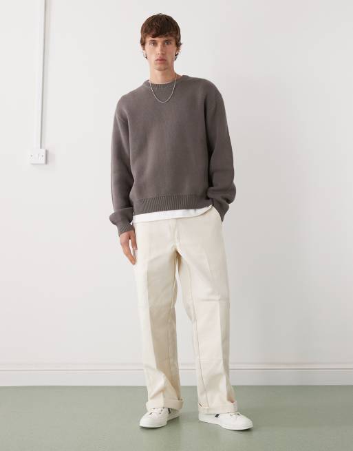 Weekday jumper in dark mole exclusive to ASOS